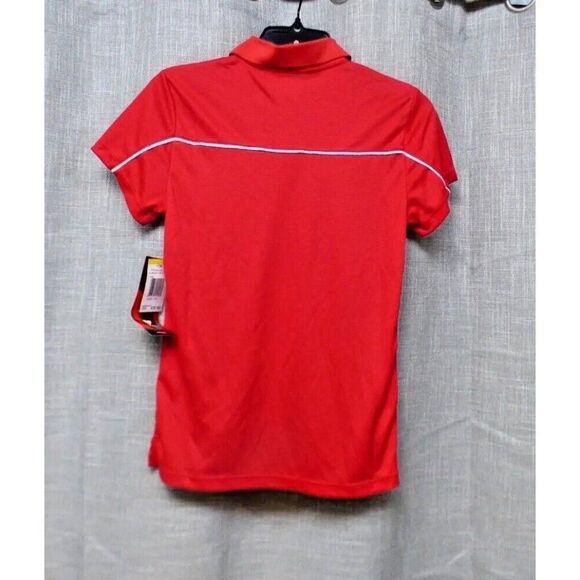 $39.99 TYR ALLIANCE FEMALE TECH POLO, Red, XS - Picture 3 of 10